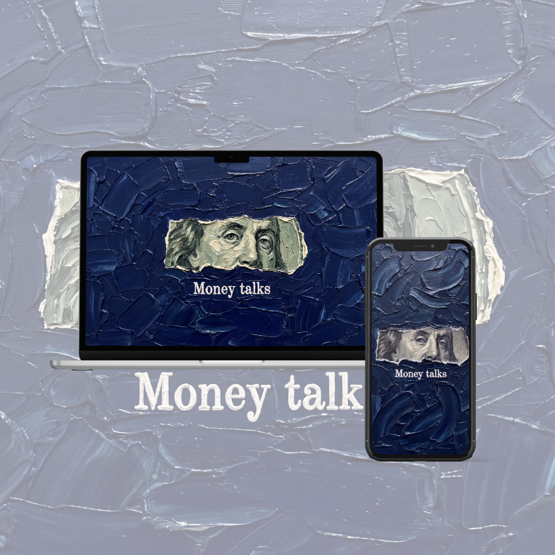 Money Talk - Impasto Wallpaper